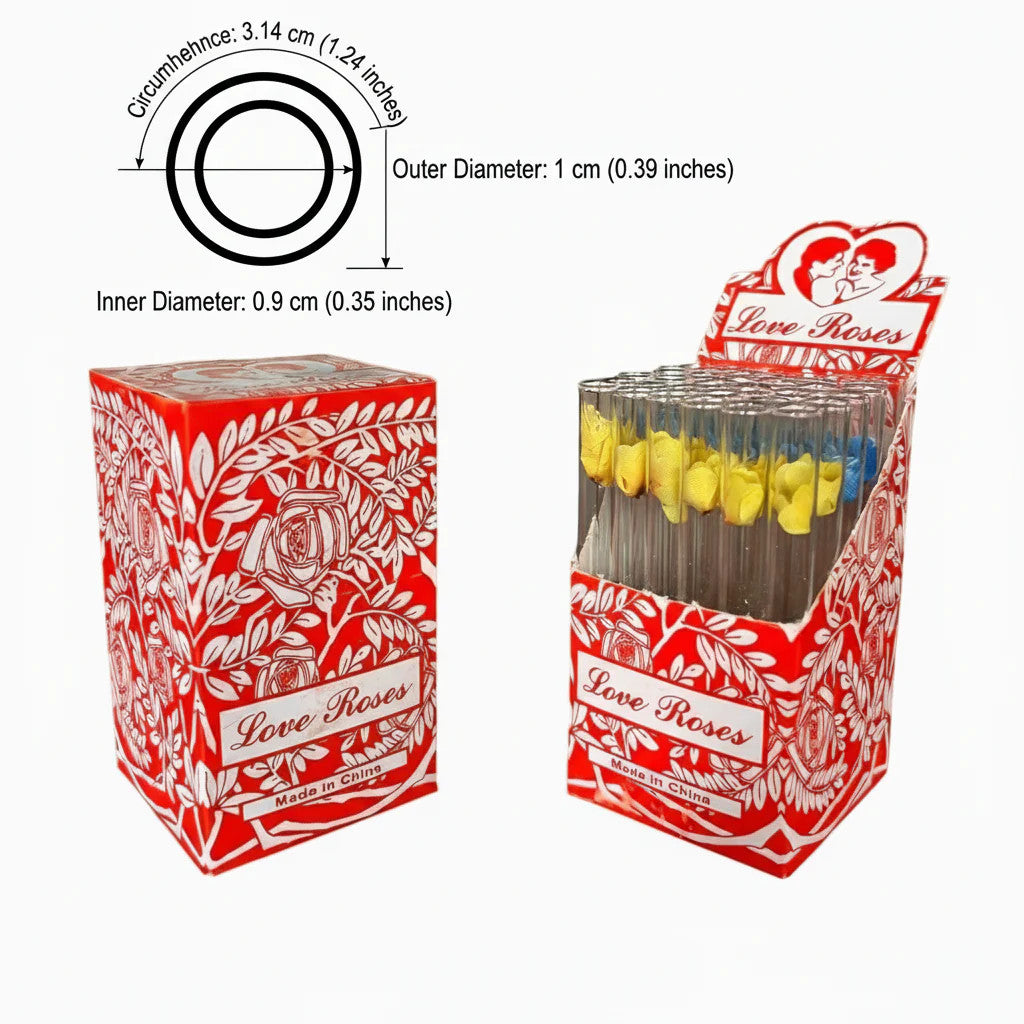 Love Roses Glass 50 Boxes Wholesale Price