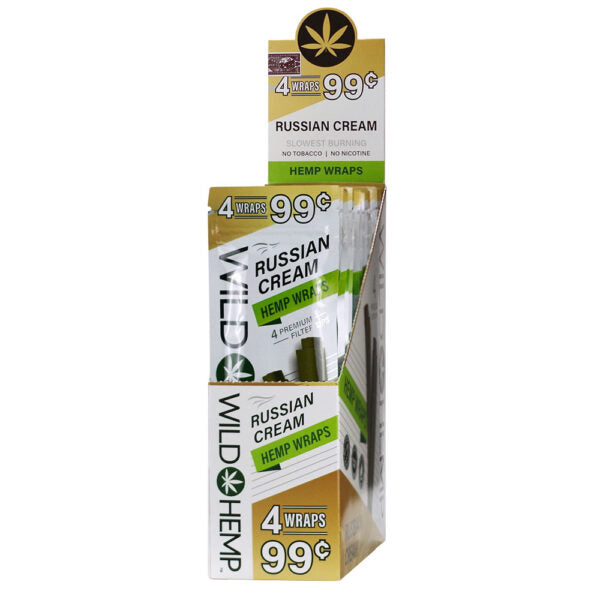 Wild Natural Wraps | 20 Pack Display (4 Wraps Per Pack)