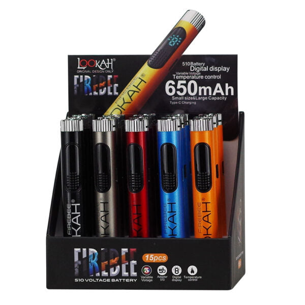 Lookah Firebee 510 Battery 650mAh 15ct Display