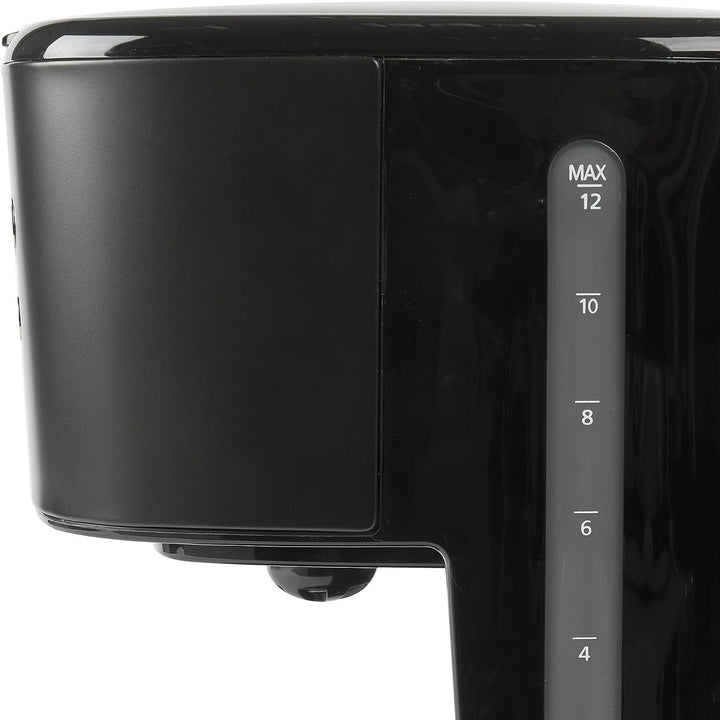 Haden 12 cup Drip Coffee Maker Black and copper color