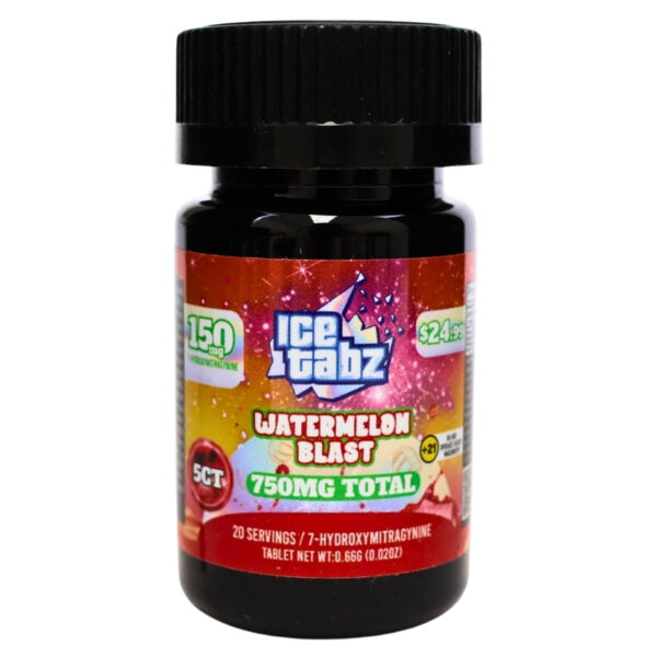 Ice Tabz 7-Hydroxy 750mg 5ct Bottle