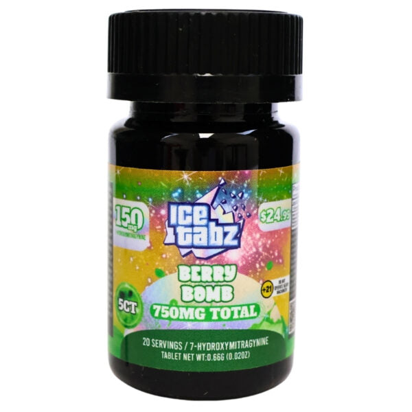 Ice Tabz 7-Hydroxy 750mg 5ct Bottle