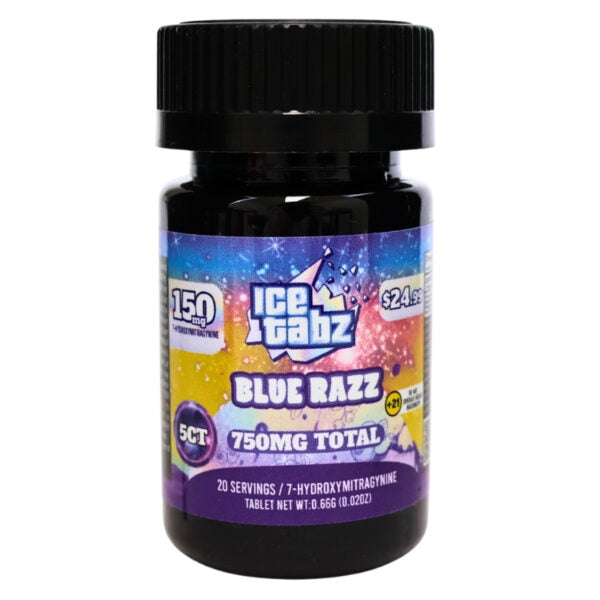 Ice Tabz 7-Hydroxy 750mg 5ct Bottle