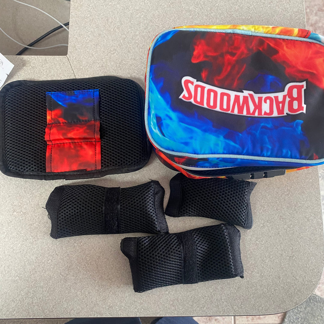 Backwoods stash bag with lock