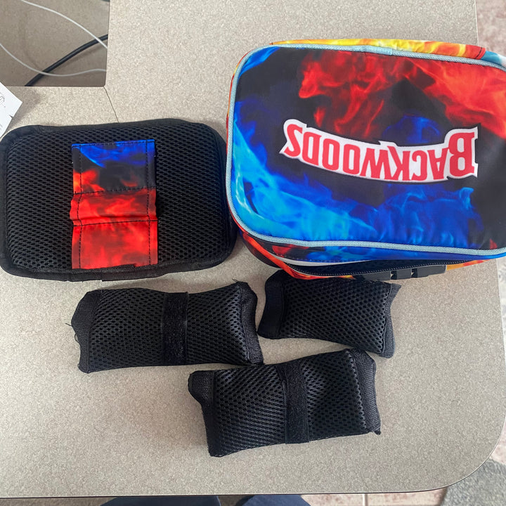 Backwoods stash bag with lock