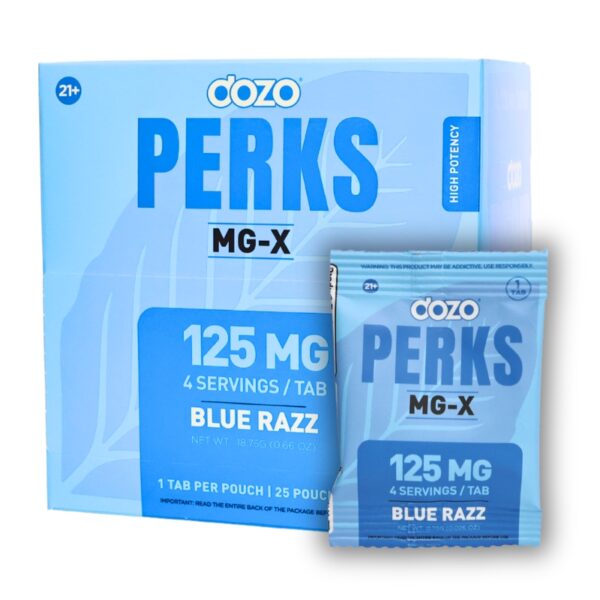 Dozo Perks MG-X Tablets 125mg 1pk 25ct Display