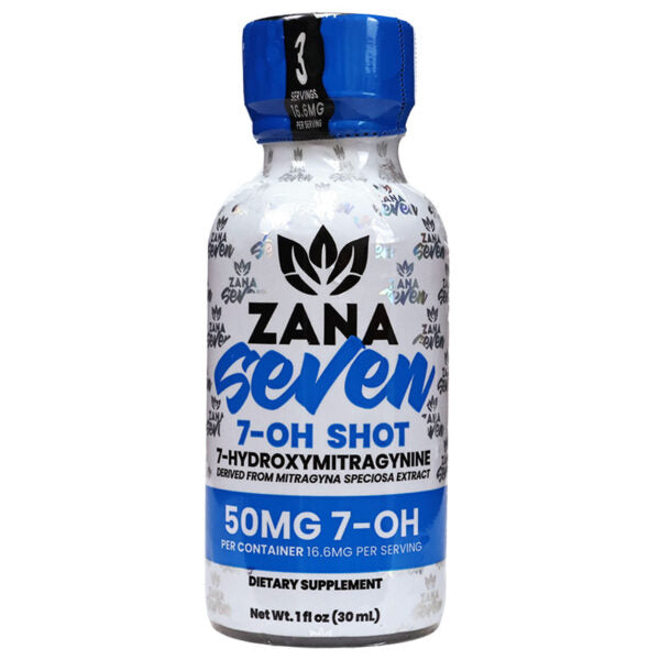 Zana Seven 7-Hydroxy Shots 50mg 10ml 12ct Display