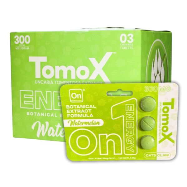 ON TomoX Botanical Cat’s Claw 100mg Tablets 3pk 6ct Display