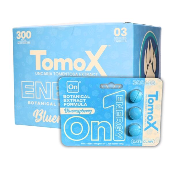 ON TomoX Botanical Cat’s Claw 100mg Tablets 3pk 6ct Display