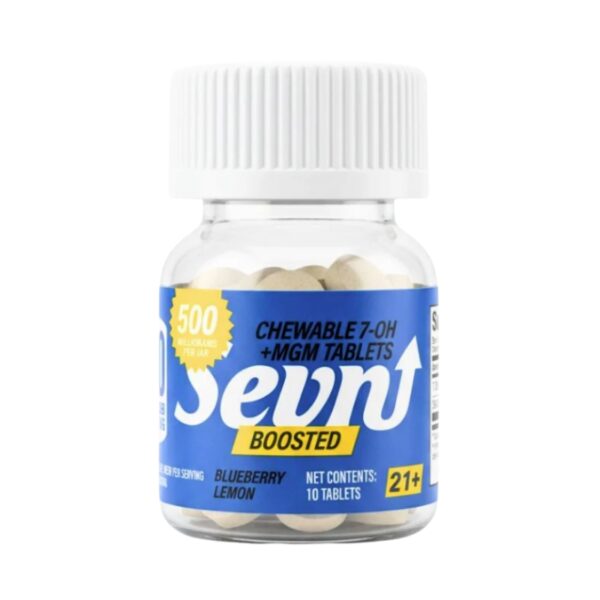 Sevn Boosted 50mg MGM Chewable Tablets 10ct Bottle