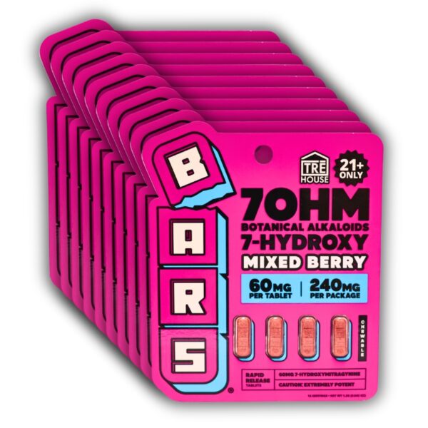 Bars X Tre House 7-OHM 240mg 4pk 10ct Display