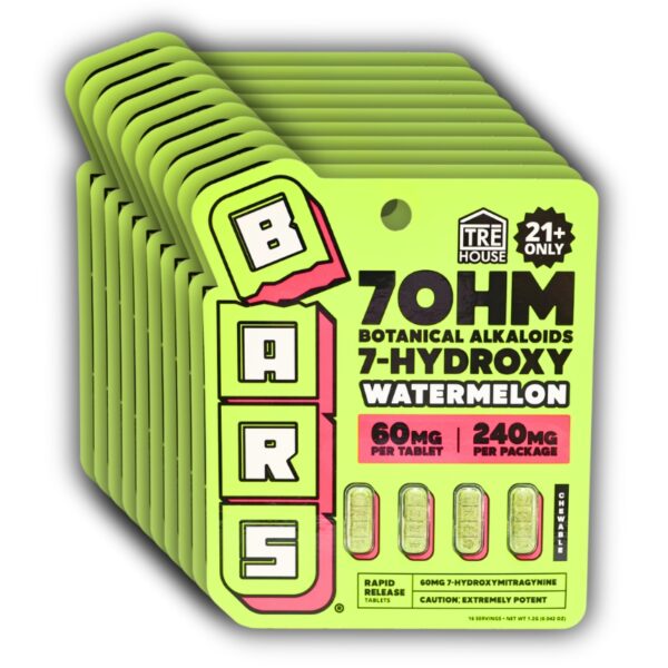 Bars X Tre House 7-OHM 240mg 4pk 10ct Display