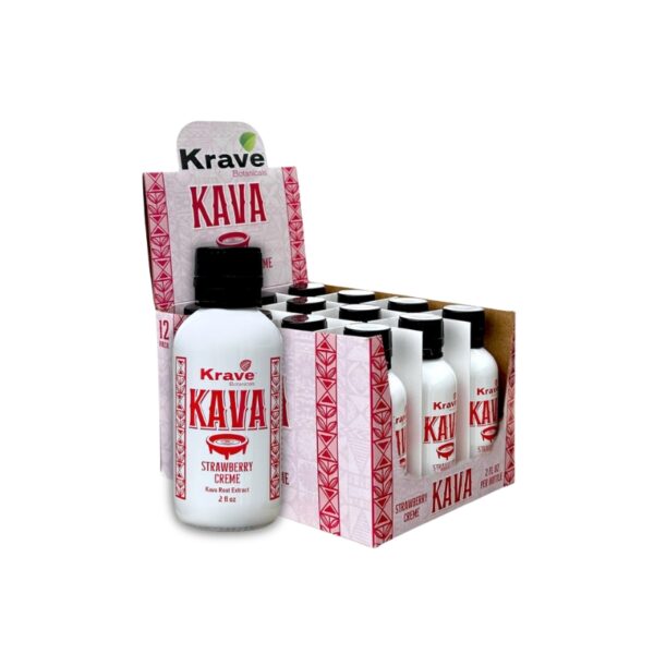Krave Kava Root Extract Shot 2oz 12ct Display