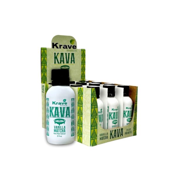 Krave Kava Root Extract Shot 2oz 12ct Display