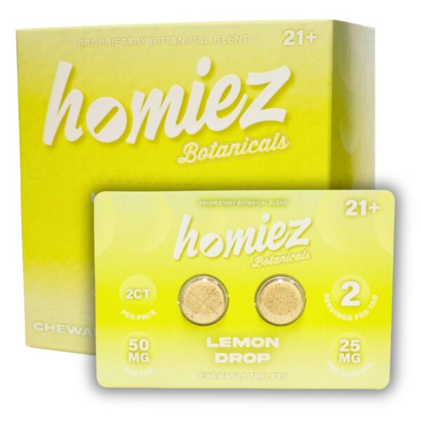 Homiez Botanical Cat’s Claw Tablets 100mg | 2pk 20ct Display | 50 mg per tablet