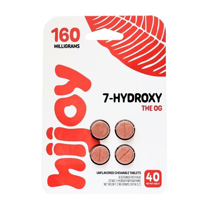 Hijoy 7- Hydroxy With Pseudo Chewable Tablets 160mg 4pk 10ct Box
