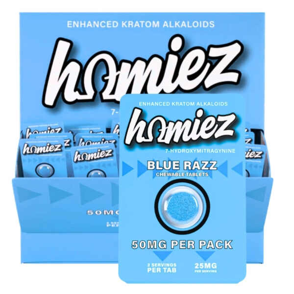 Homiez 7 Hydroxymitragynine 50mg Tablets 1pk 30ct Box