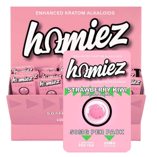 Homiez 7 Hydroxymitragynine 50mg Tablets 1pk 30ct Box