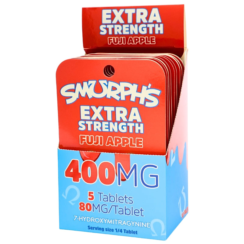 Smurphs 7OH Kratom Extract Tablets 400mg 5pk 10ct Box
