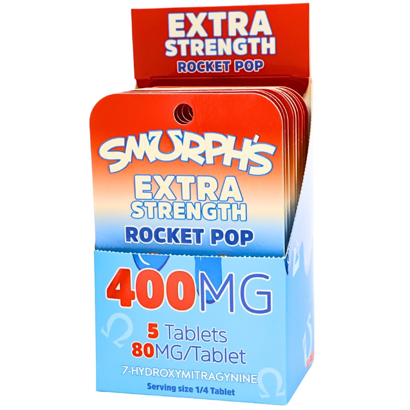 Smurphs 7OH Kratom Extract Tablets 400mg 5pk 10ct Box