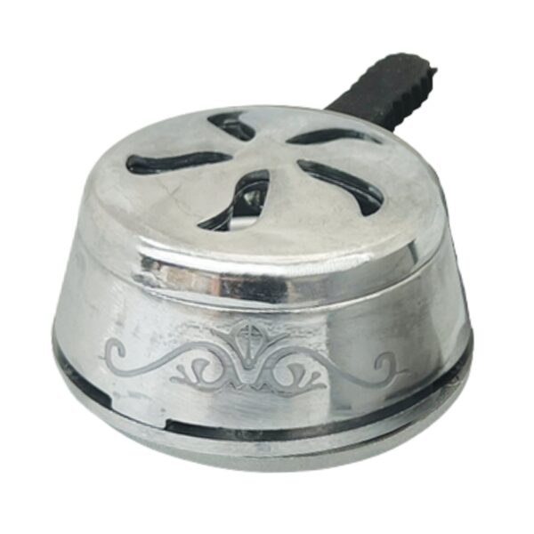 A polished silver metal BYO Heat Management System