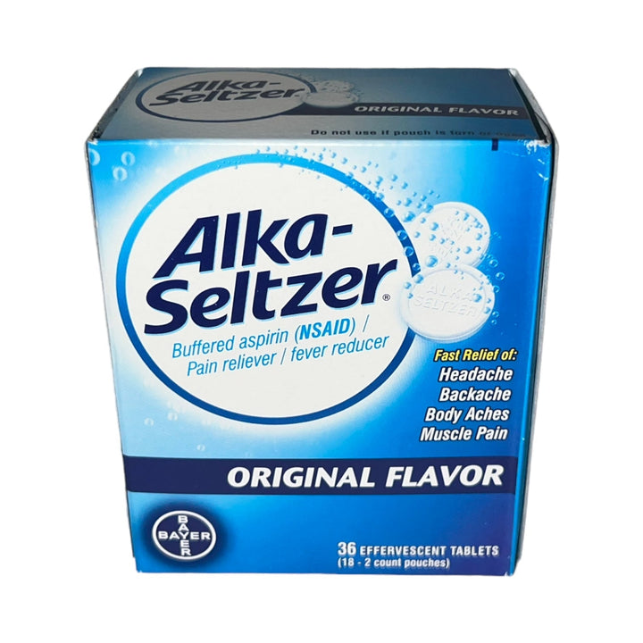 Alka Seltzer Original-18 Packs of 2-Reval Distributor