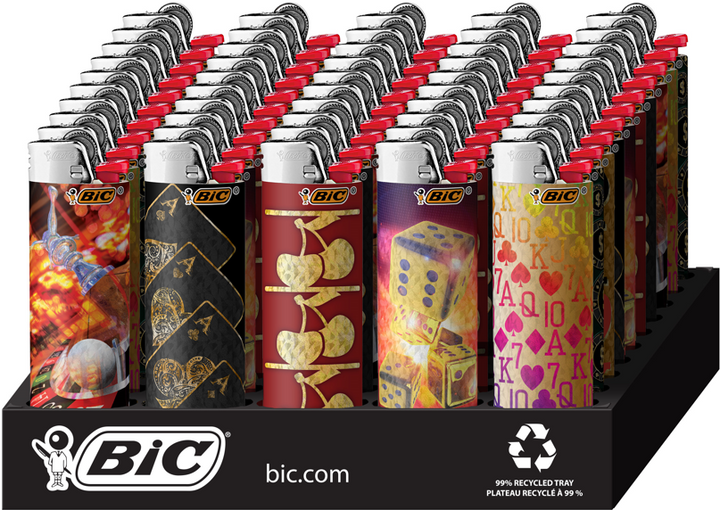 BiC Lighters Casino Design 50ct Display (designs vary)