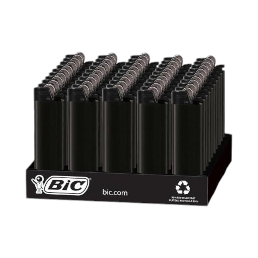 Bic Lighters-All Black-50-Pack With Display-070330670594-Reval Distributor