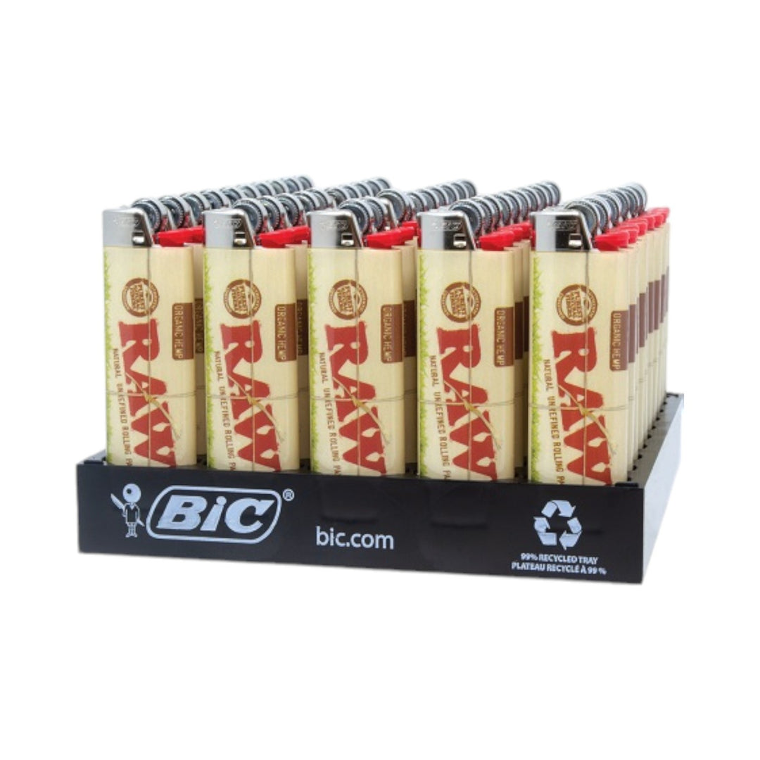 Bic Lighters-Raw | Organic-50-Pack With Display-070330666832-Reval Distributor