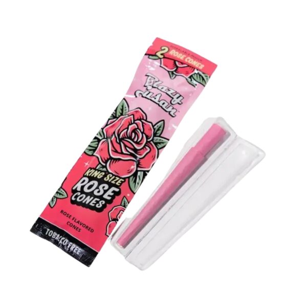 Blazy Susan King Size Rose Cones 2pk 10ct Display.