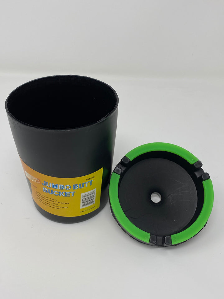 Butt Bucket Car Ash Tray Luminous-Large Black-1-Piece-880231456728-Reval Distributor