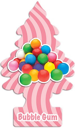 Car Freshener Little Trees-Bubble Gum-1 pack | 24 pc-076171103482-Reval Distributor