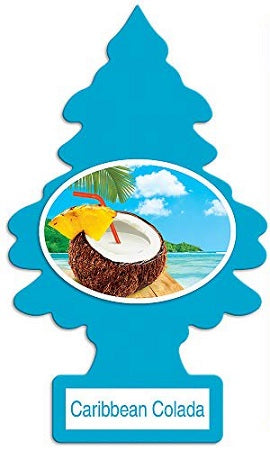 Car Freshener Little Trees-Caribbean Colada-1 pack | 24 pc-076171103246-Reval Distributor