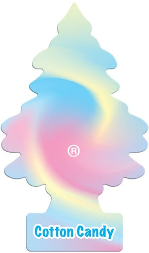 Car Freshener Little Trees-Cotton Candy-1 pack | 24 pc-076171102829-Reval Distributor