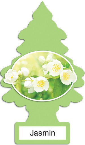Car Freshener Little Trees-Jasmin-1 pack | 24 pc-076171104335-Reval Distributor