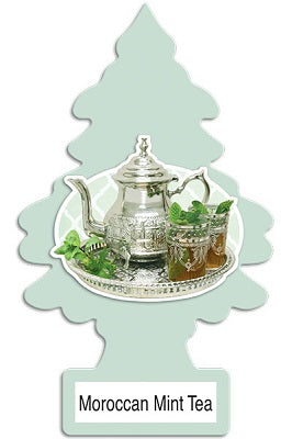 Car Freshener Little Trees-Moroccan Mint Tea-1 pack | 24 pc-076171102621-Reval Distributor