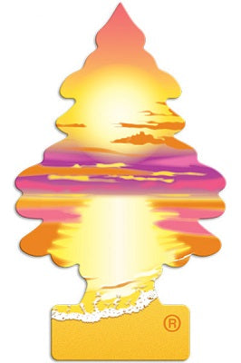 Car Freshener Little Trees-Sunset Beach-1 pack | 24 pc-076171171771-Reval Distributor
