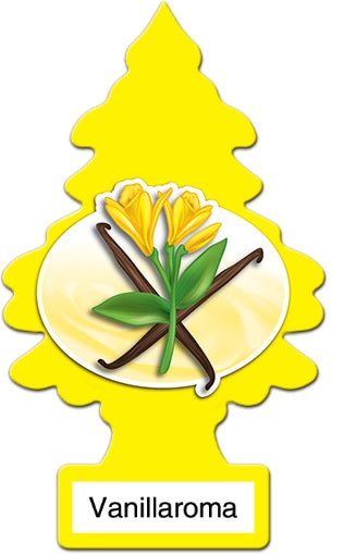 Car Freshener Little Trees-Vanillaroma-1 pack | 24 pc-076171101051-Reval Distributor
