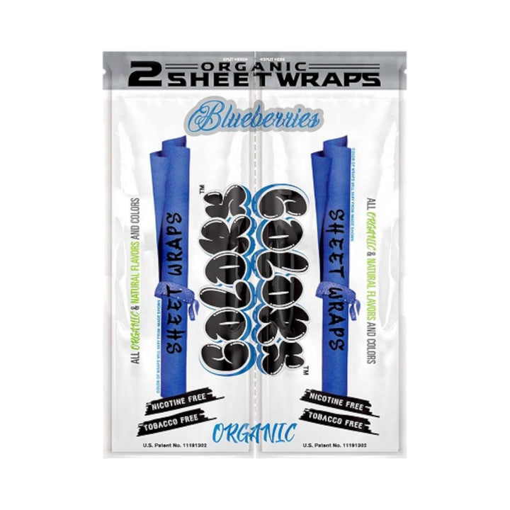 Colors Sheet Wraps | 50 Count-Blueberries-810146970132-Reval Distributor