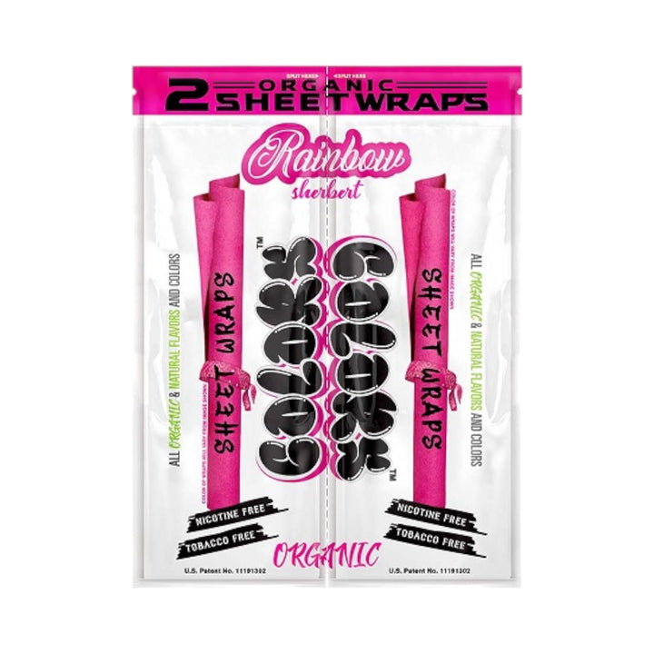 Colors Sheet Wraps | 50 Count-Rainbow Sherbert-810146970224-Reval Distributor