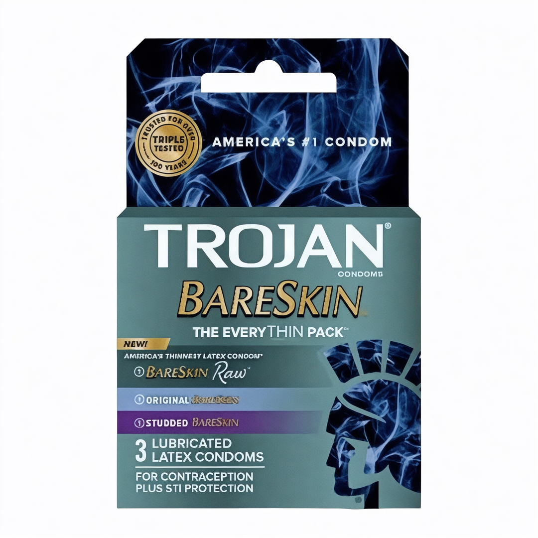 Condom Trojan | 18 Count-BareSkin – Everythin Pack-022600001577-Reval Distributor