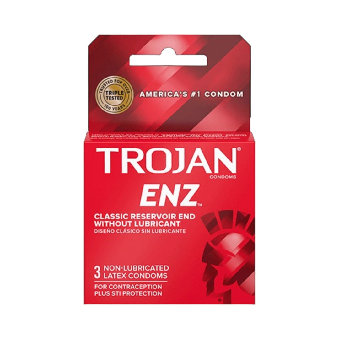 Condom Trojan | 18 Count-ENZ – Red Non-Lubricated-022600920502-Reval Distributor