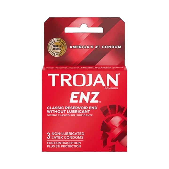 Condom Trojan | 18 Count-ENZ – Red Non-Lubricated-022600920502-Reval Distributor
