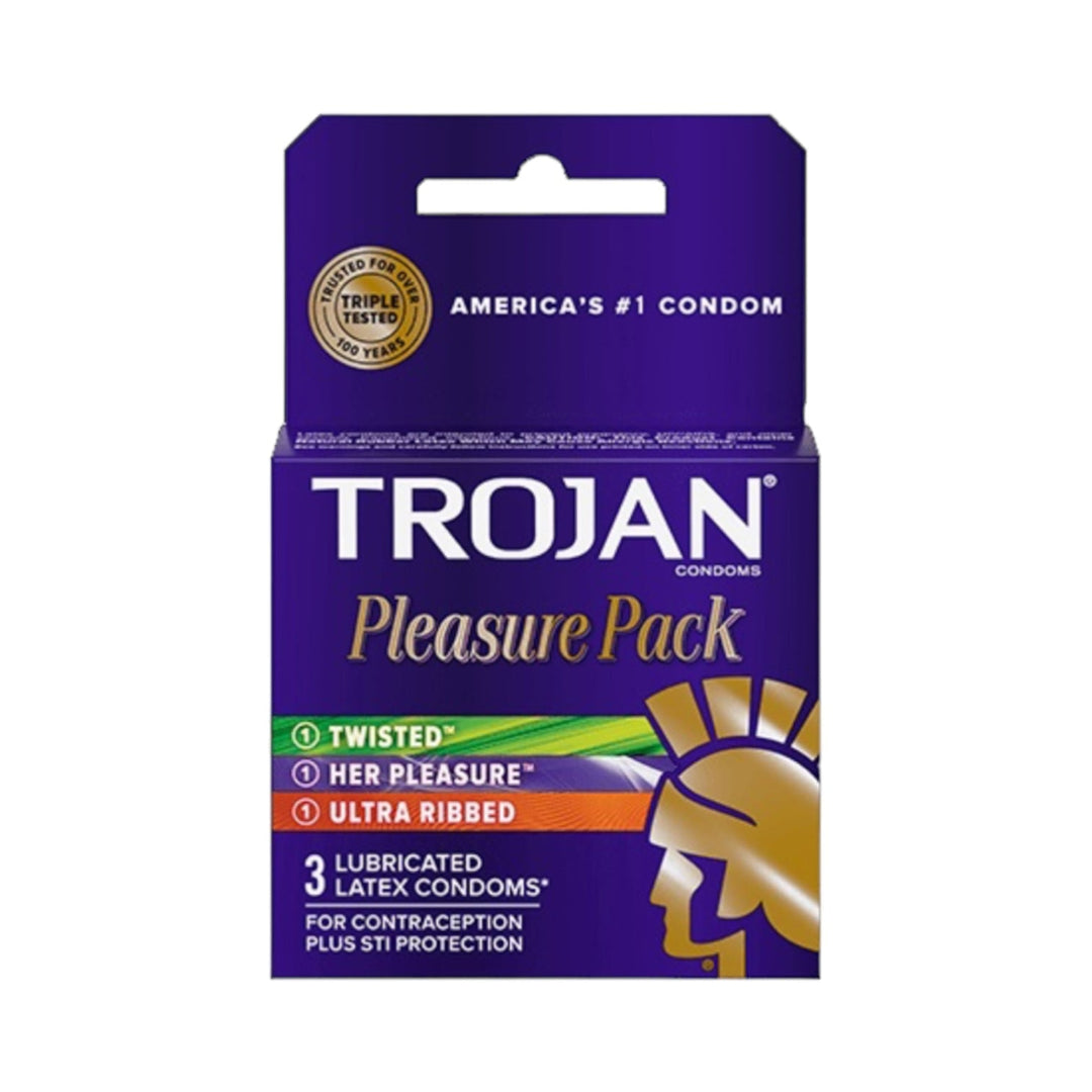 Condom Trojan | 18 Count-Pleasure Pack-022600953210-Reval Distributor