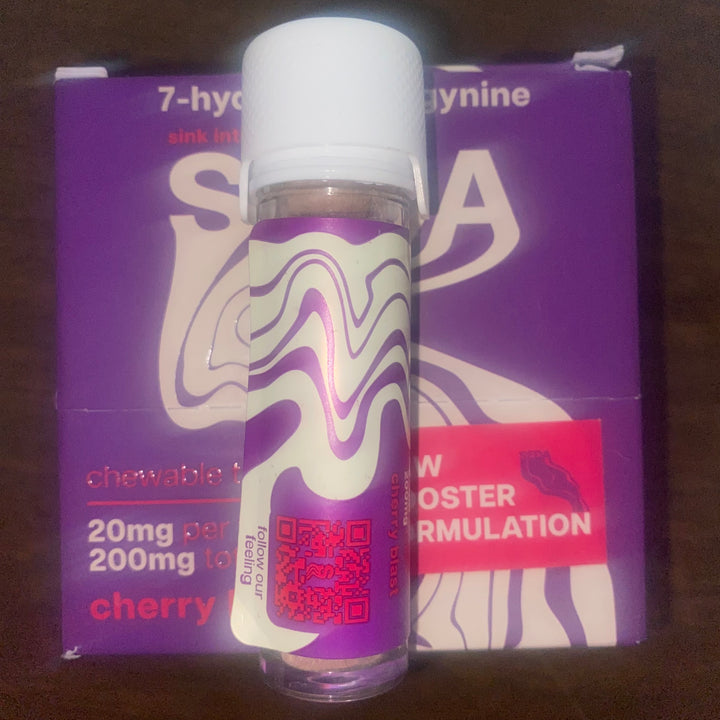 Seda 7-hydroxymitragynine Chewable Tablets | 20mg tablets | 10 tablets per jar| 6 jar total