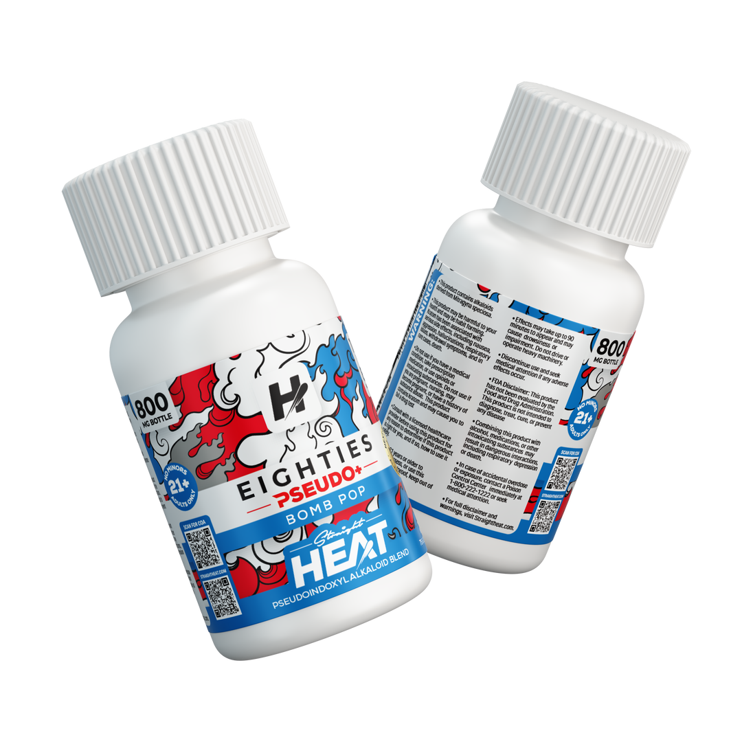 Straight Heat 7-Hydroxy or Pseudo tablets | 10 count | 80mg | 800mg total