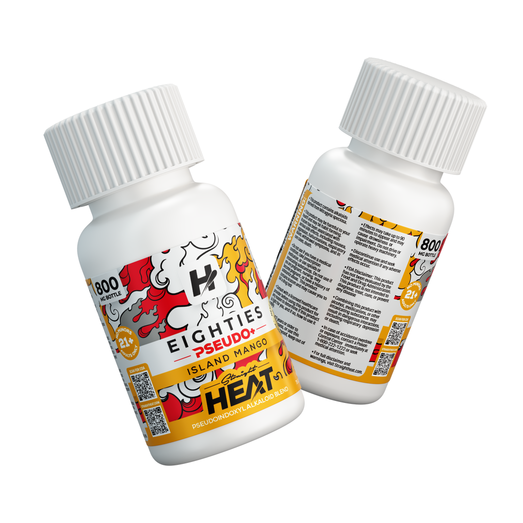 Straight Heat 7-Hydroxy or Pseudo tablets | 10 count | 80mg | 800mg total
