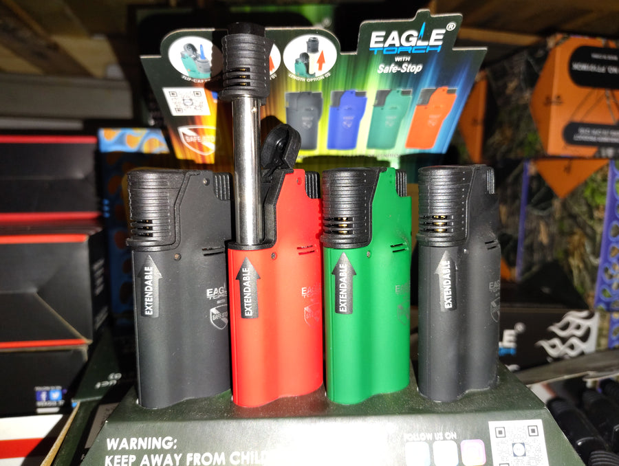 Eagle Torch extendable w/safe stop| 12ct-1-Piece-853195000528-Reval Distributor