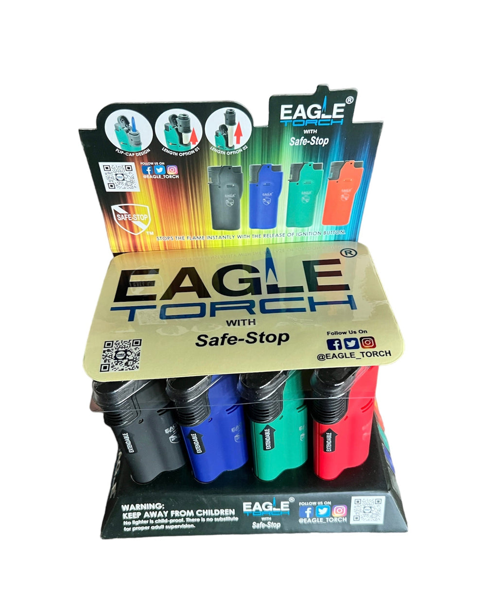 Eagle Torch extendable w/safe stop| 12ct-Reval Distributor