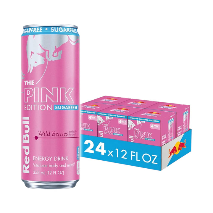Energy Drink – Red Bull Wild Berries, 12 oz (24 Cans)-Sugar Free-611269003086-Reval Distributor
